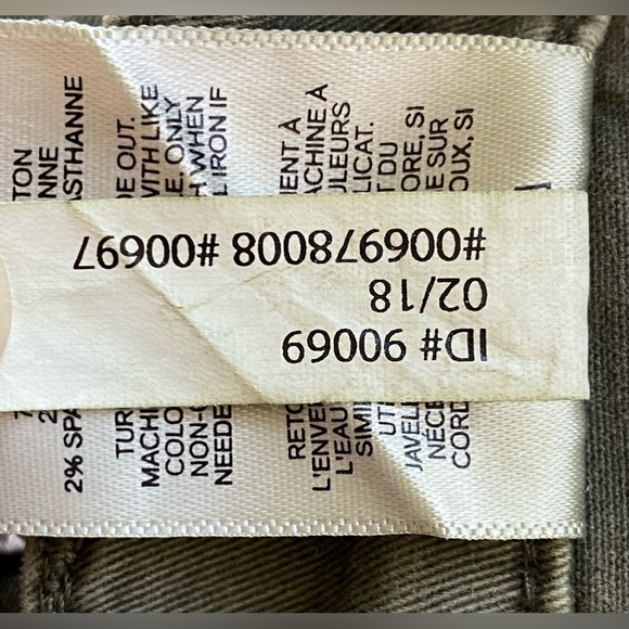 Express High Rise Studded Skinny Jeans Olive Green size 4S 4C - Picture 10 of 10